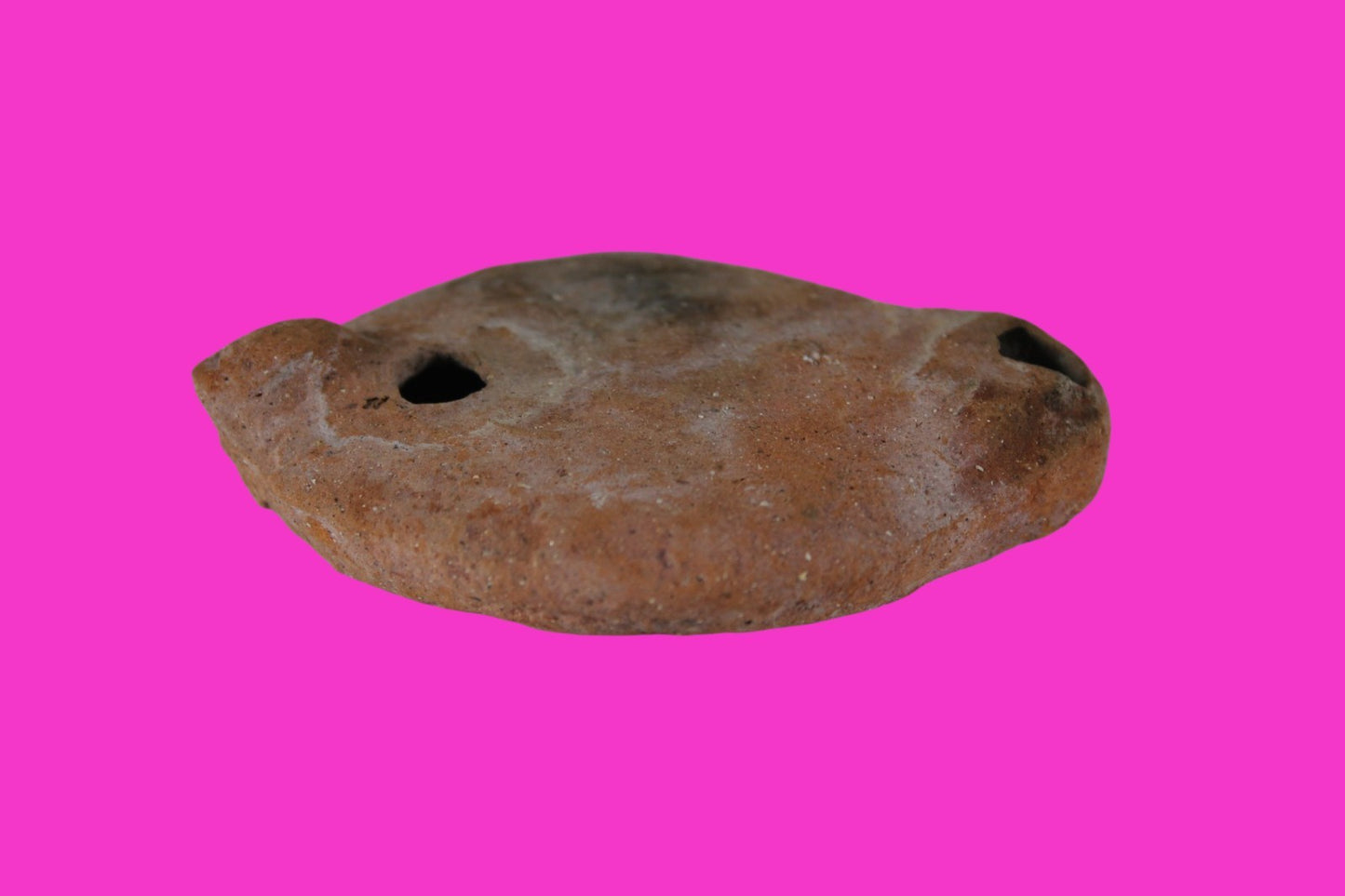 Ancient Holy Land Oil Lamp Artifact Jesus Christ Homeland 100BC-200AD COA 46