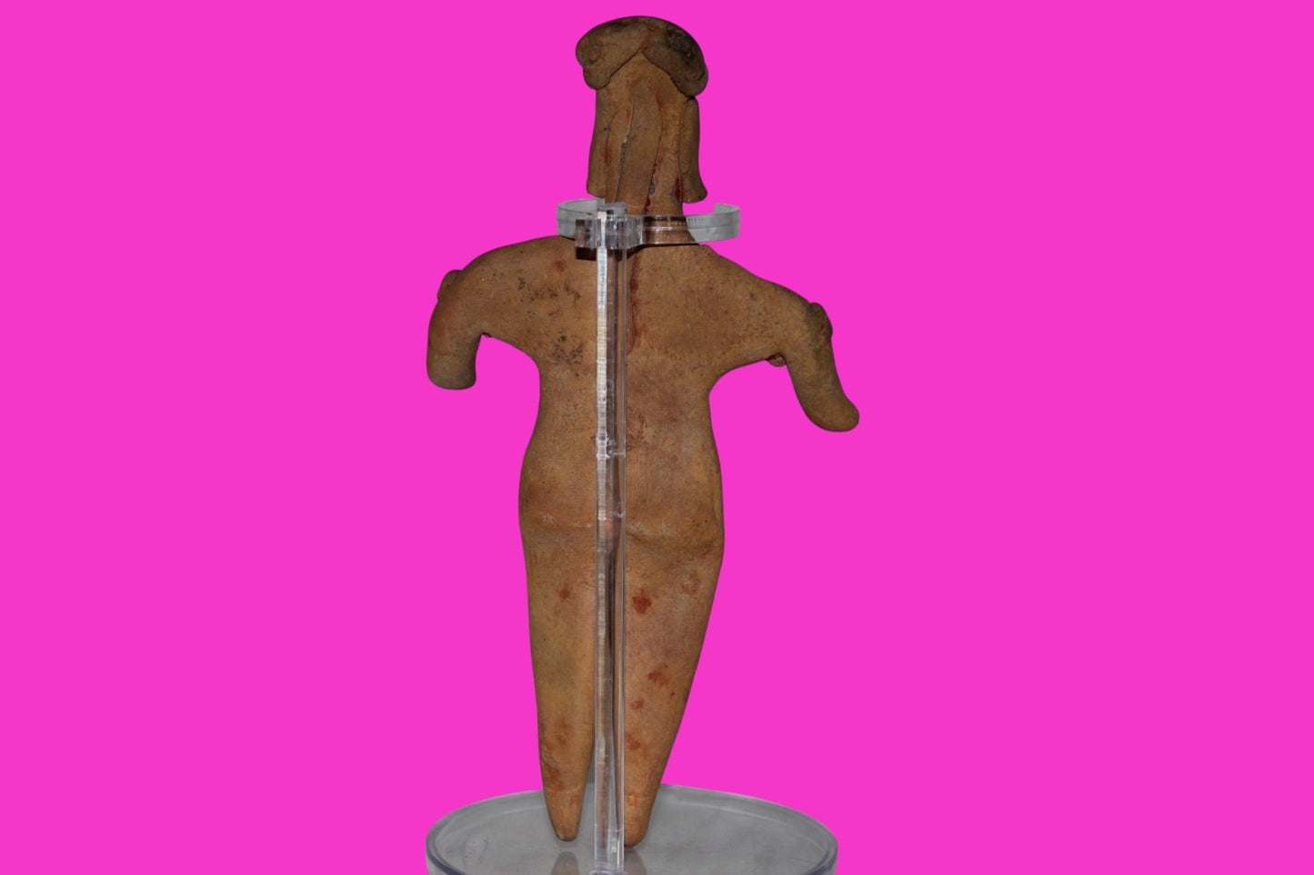 Pre Columbian Artifact 6 in Female Shaft Tomb Figure Colima Mexico 100BC COA 269