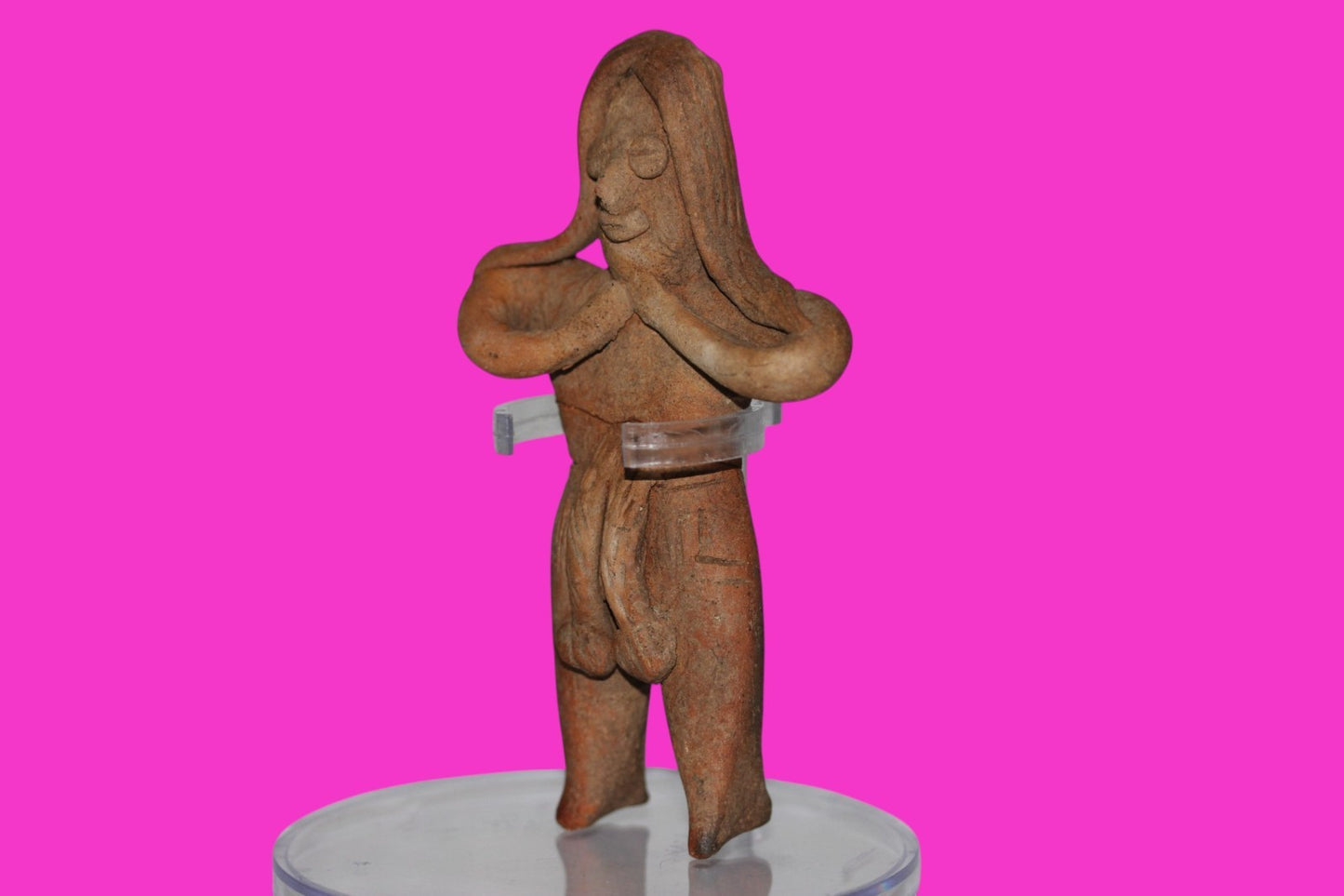 Pre Columbian Authentic Artifact Pretty Lady Tomb Figure Colima Mexico COA 13