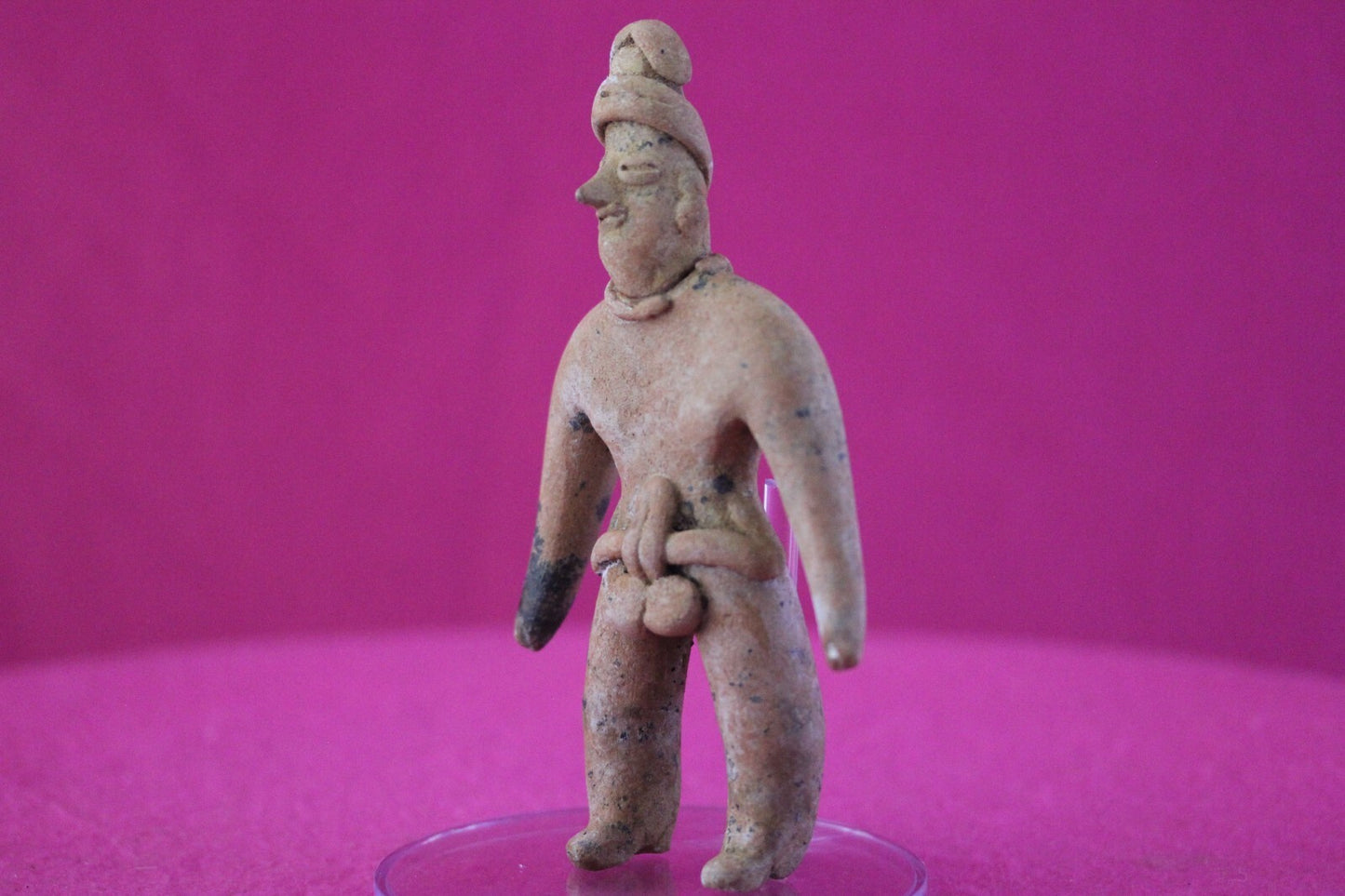 Authentic Pre Columbian Artifact Tomb Figure Colima Mexico 100 BC-250 AD COA 163