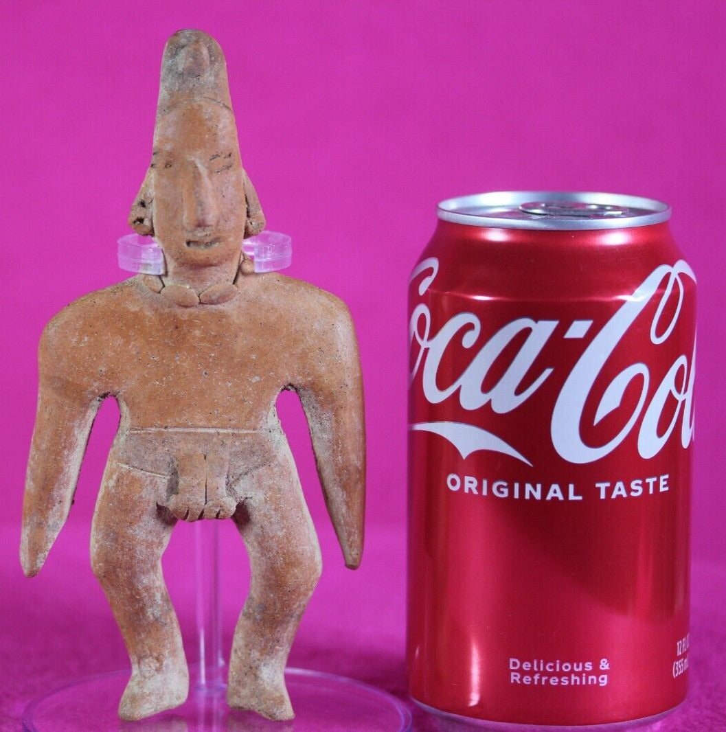 Authentic Pre Columbian Artifact Tomb Figure Colima Mexico 200 BC-500 AD COA T75