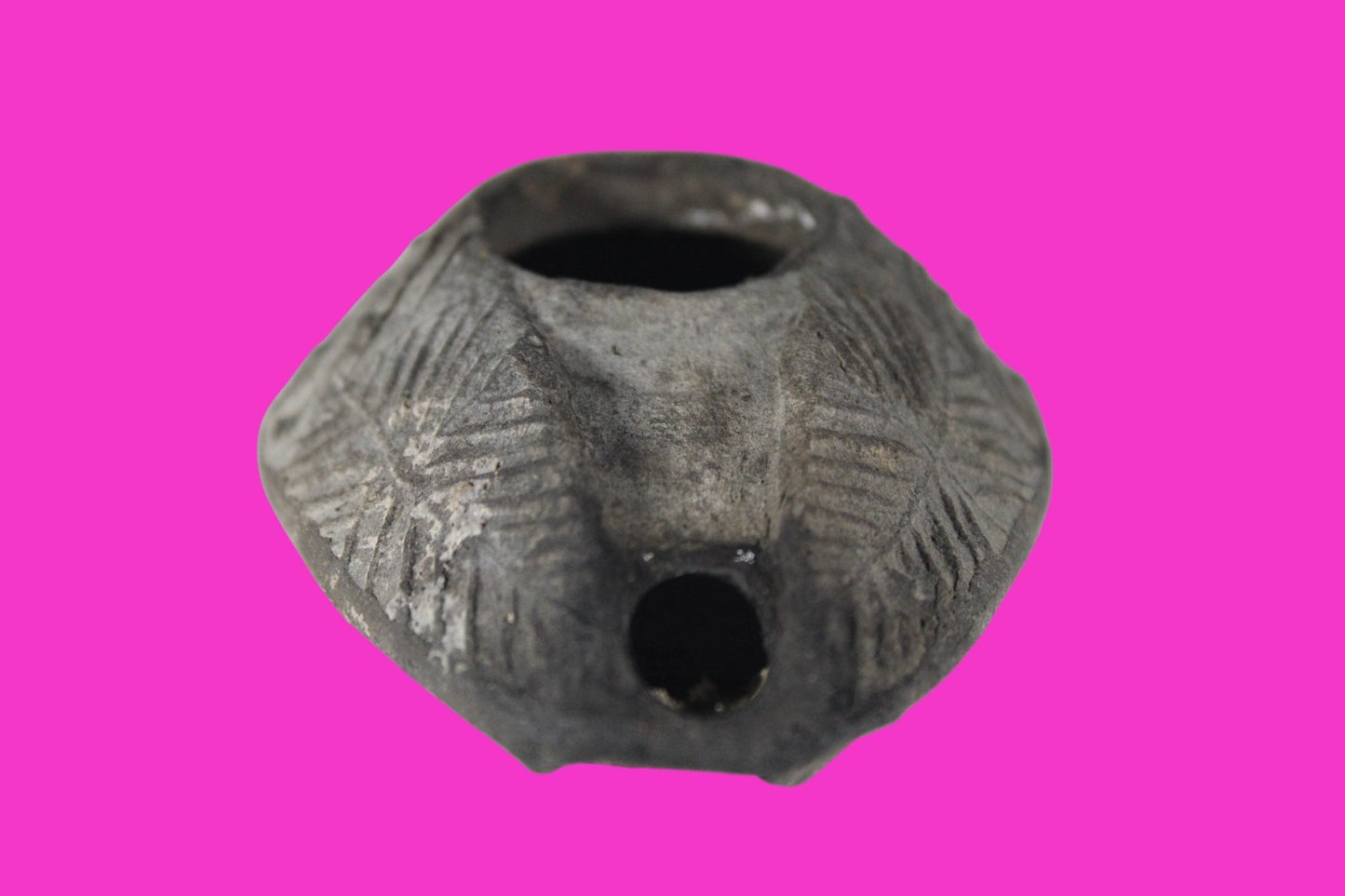 Ancient Holy Land Oil Lamp Artifact Jesus Christ Home 300-600 AD Israel COA 98