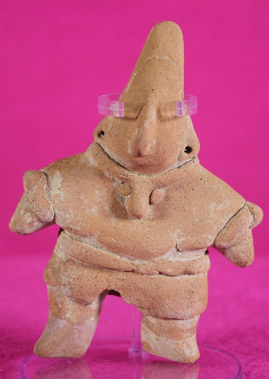 Authentic Pre Columbian Artifact Tomb Figure Colima Ex Arte Primitivo COA T80