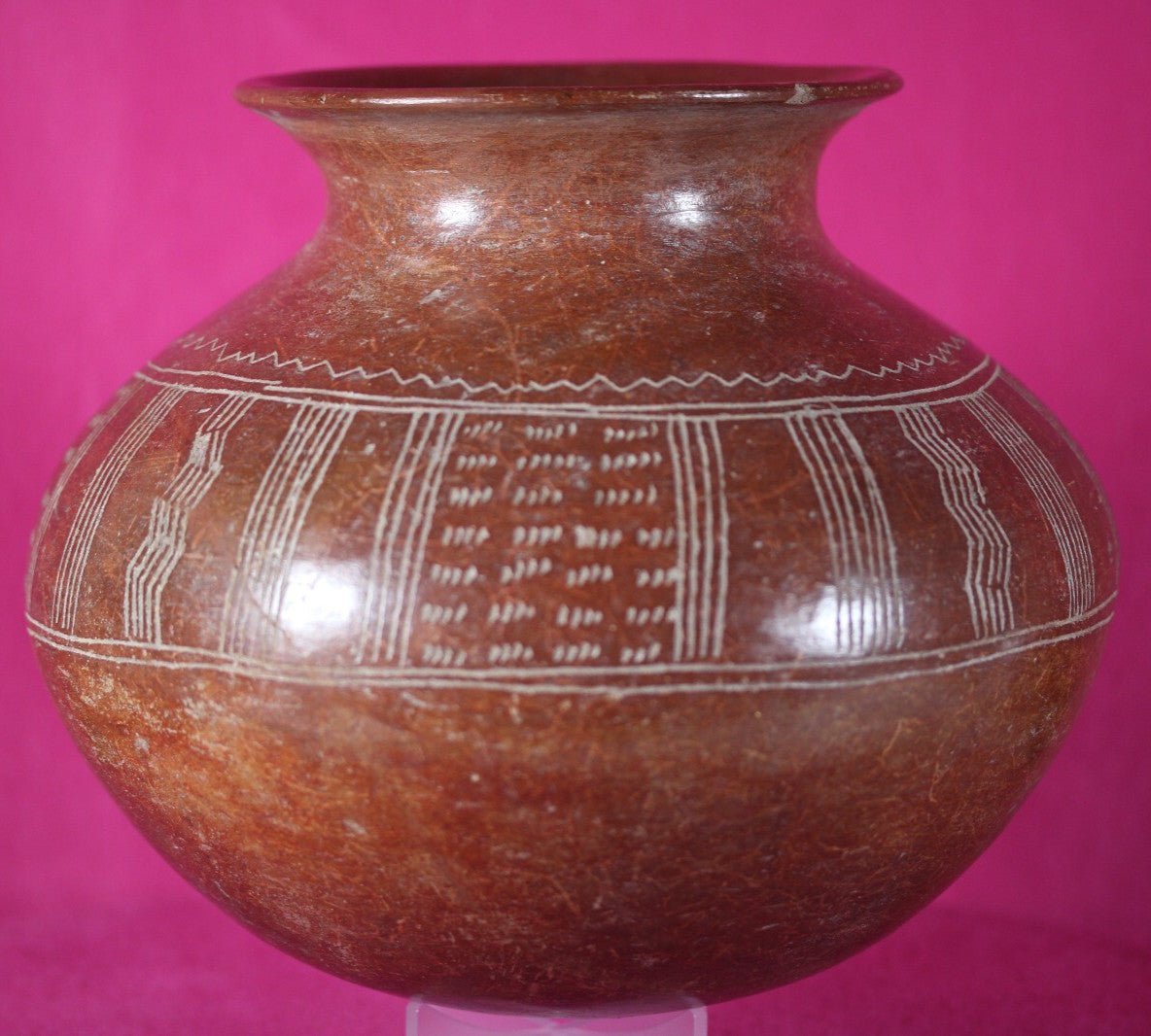 Pre Columbian Artifact Authentic Decorated Olla Chupicuaro Arte Primitivo T103