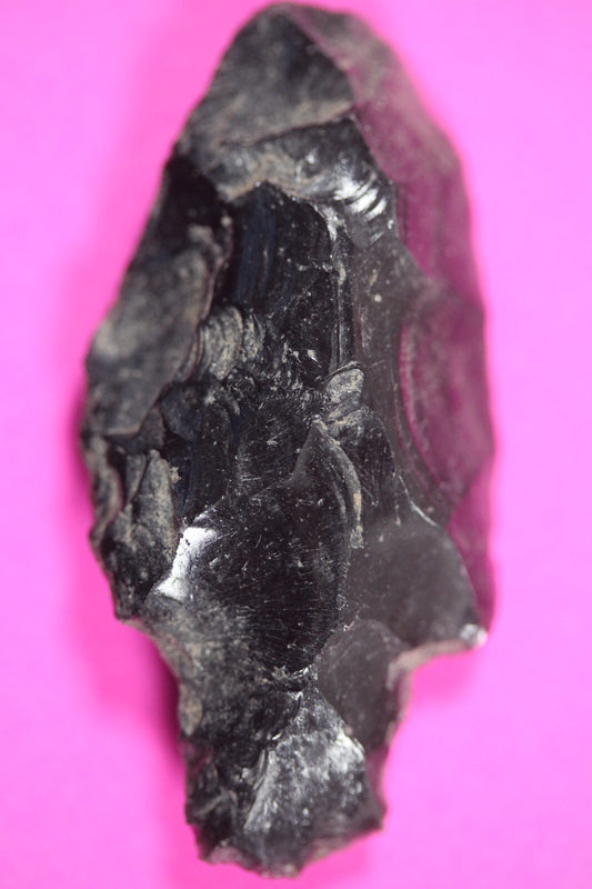 Pre Columbian Artifact Authentic Aztec Arrowhead Battle of Mexico City COA 15