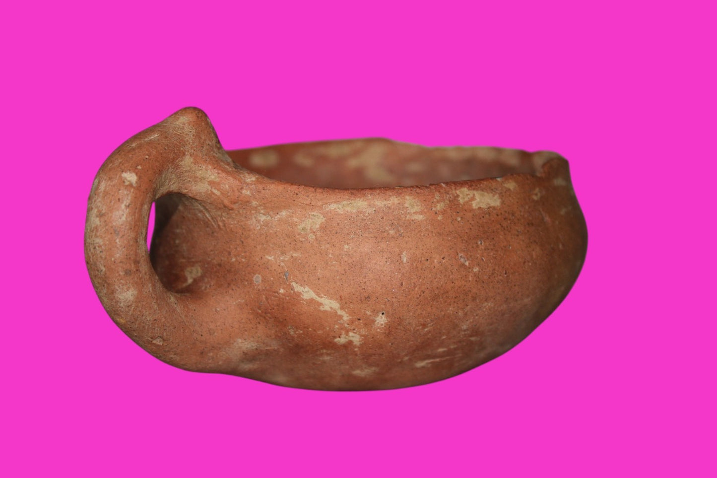 Holy Land Artifact Authentic 4000 Year Old Cup Time of Abraham 2000 BC COA J115