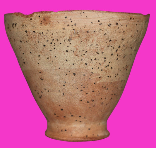 Holy Land Artifact Authentic 4000 Year Old Cup Time of Abraham 2000 BC COA J143