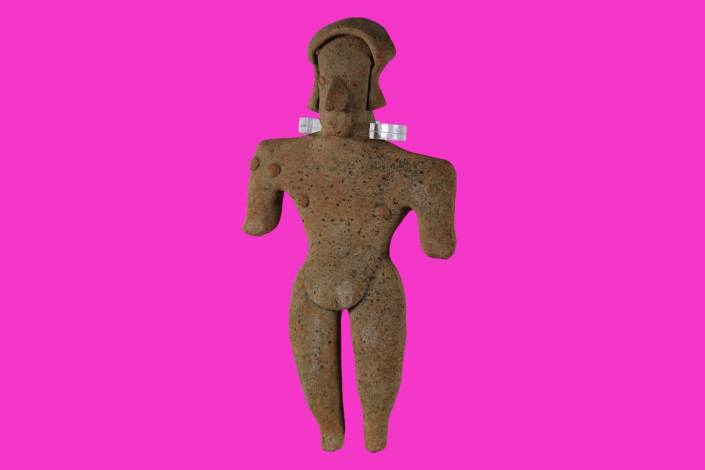 Pre Columbian Artifact 6 in Female Shaft Tomb Figure Colima Mexico 100BC COA 279