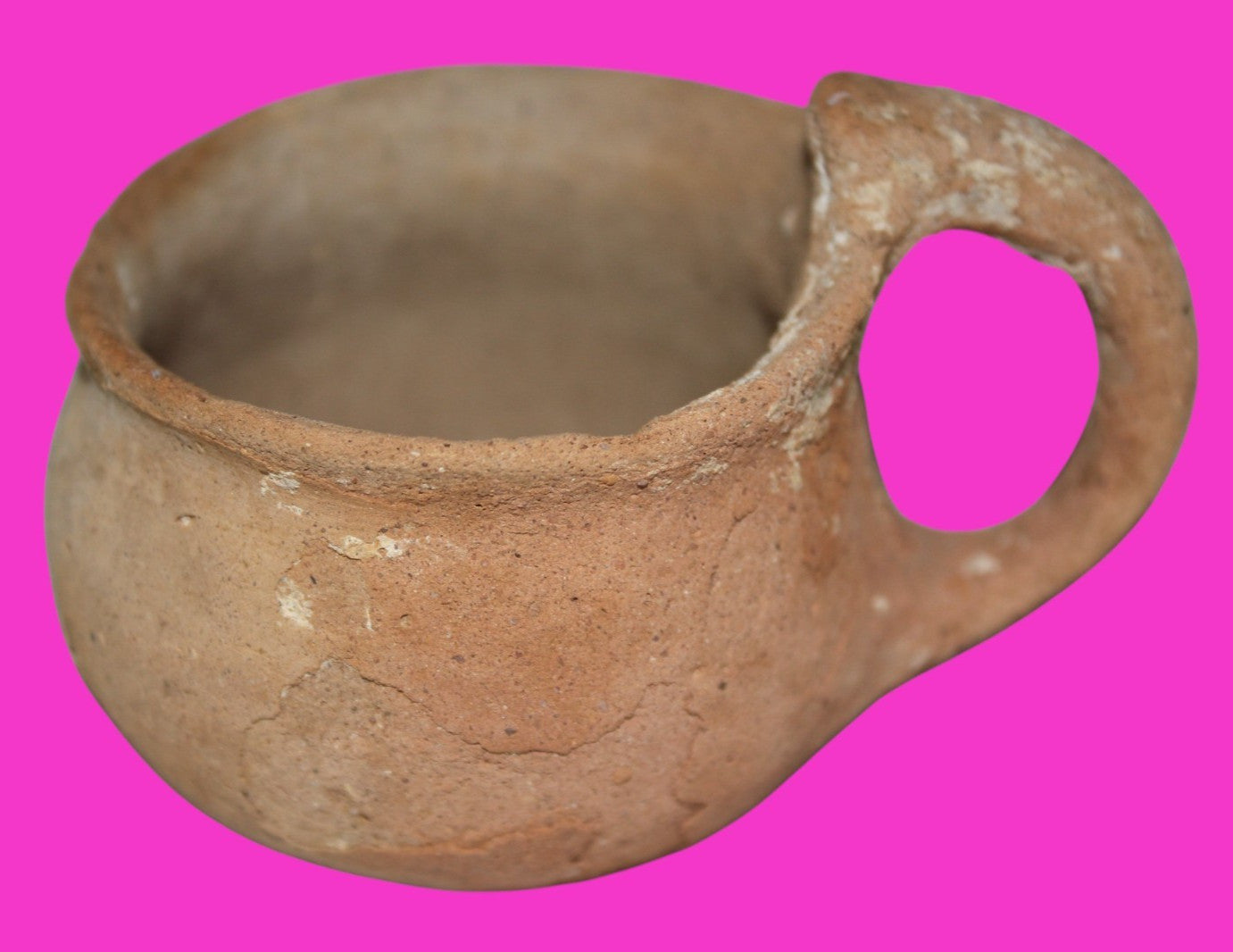 Ancient Holy Land Artifact Time Of Abraham Cup Jesus Christ Home 2000 BC COA 23