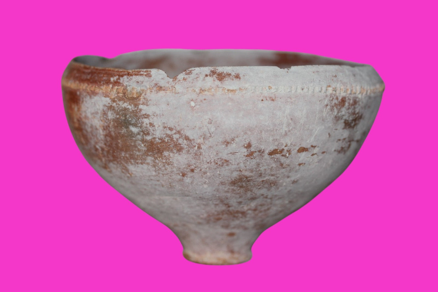 Holy Land Artifact Authentic From Time of Jesus Christ Bowl 100BC-200AD COA J135