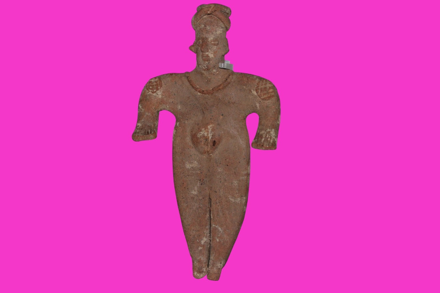 Pre Columbian Artifact 8 inch Female Tomb Figure Colima Mexico 100 BC COA 261
