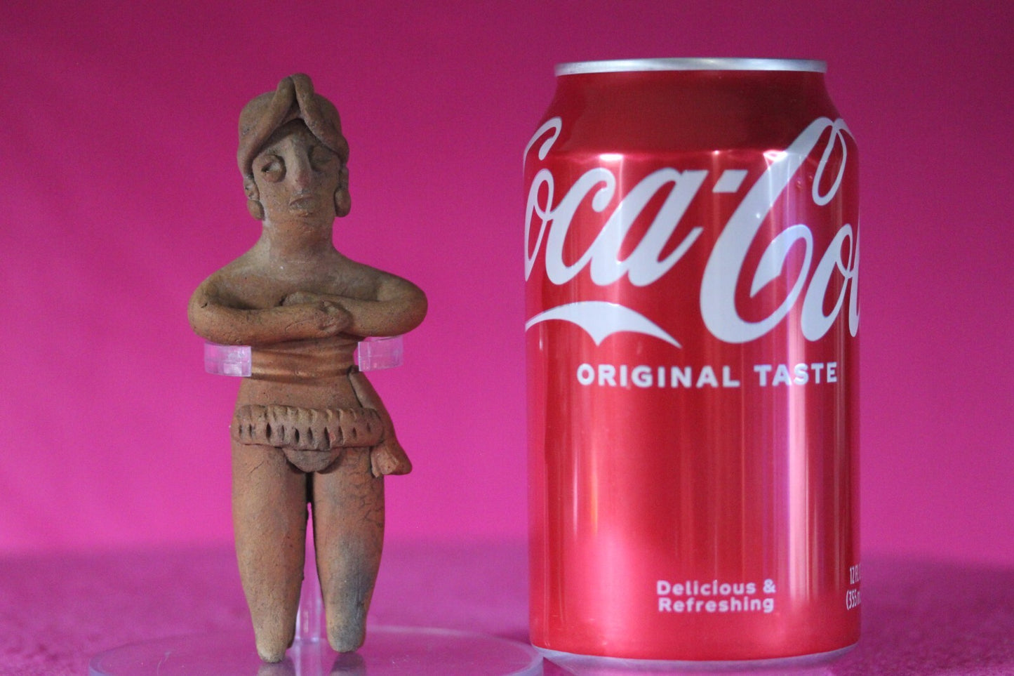 Authentic Pre Columbian Artifact Tomb Figure Colima Mexico 100 BC-250 AD COA 129