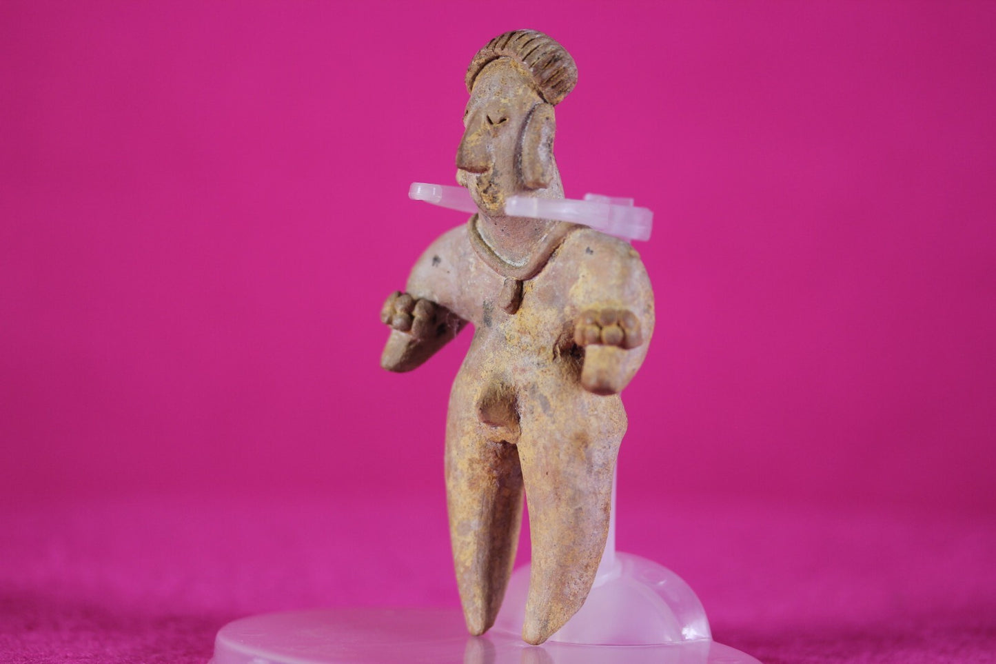 Pre Columbian Artifact Colima Figure Mexico 300BC-300AD Certified COA J64