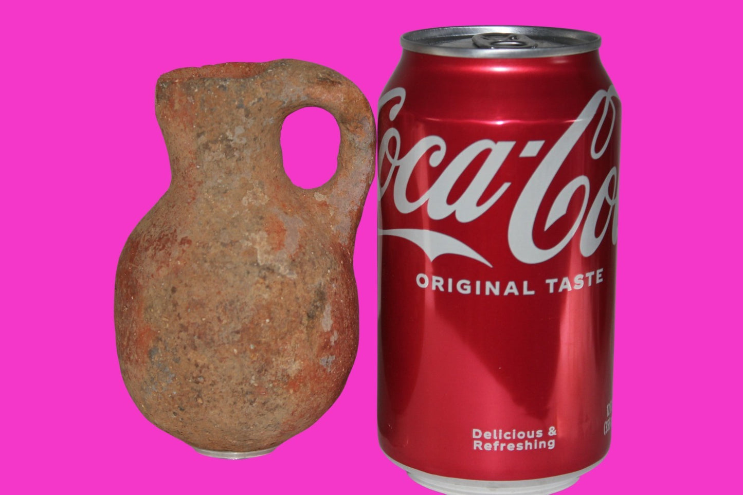 Ancient Holy Land Artifact Jug From Time of Jesus Christ 100 BC - 100 AD COA 18