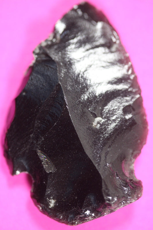 Pre Columbian Artifact Authentic Aztec Arrowhead Battle of Mexico City COA 14