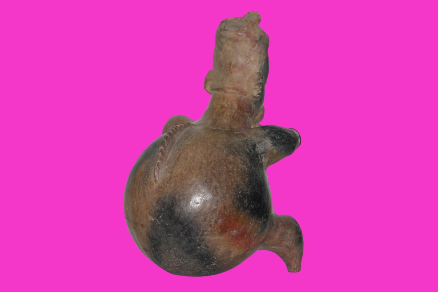 Pre Columbian Artifact Authentic Bloated Figure Jalisco Mexico 300 BC COA 218