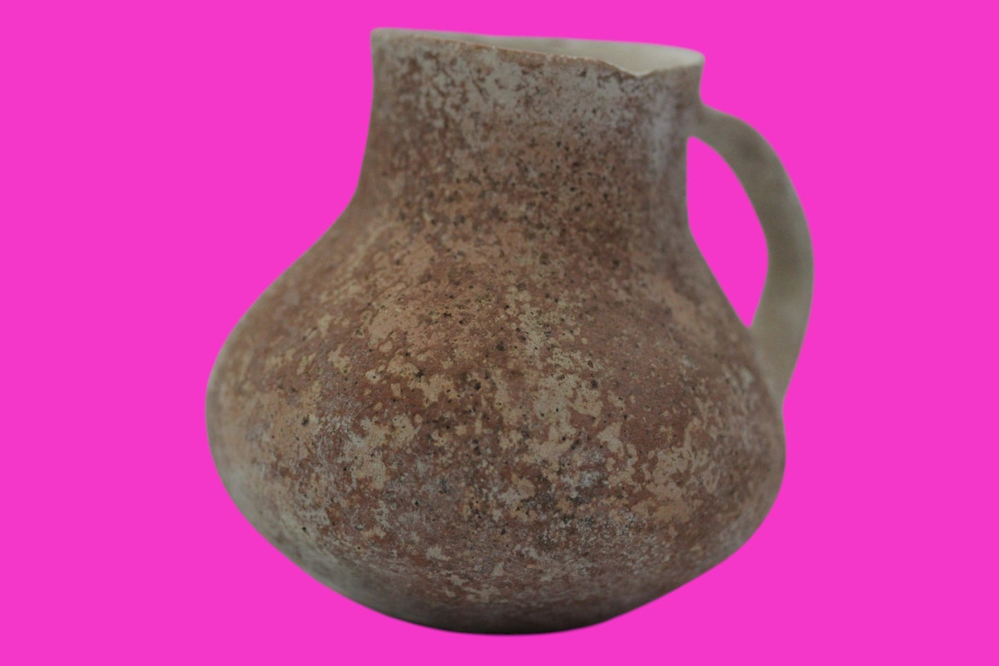 Holy Land Authentic Artifact Jesus Christ Home Land Juglet 100BC-400AD COA J35