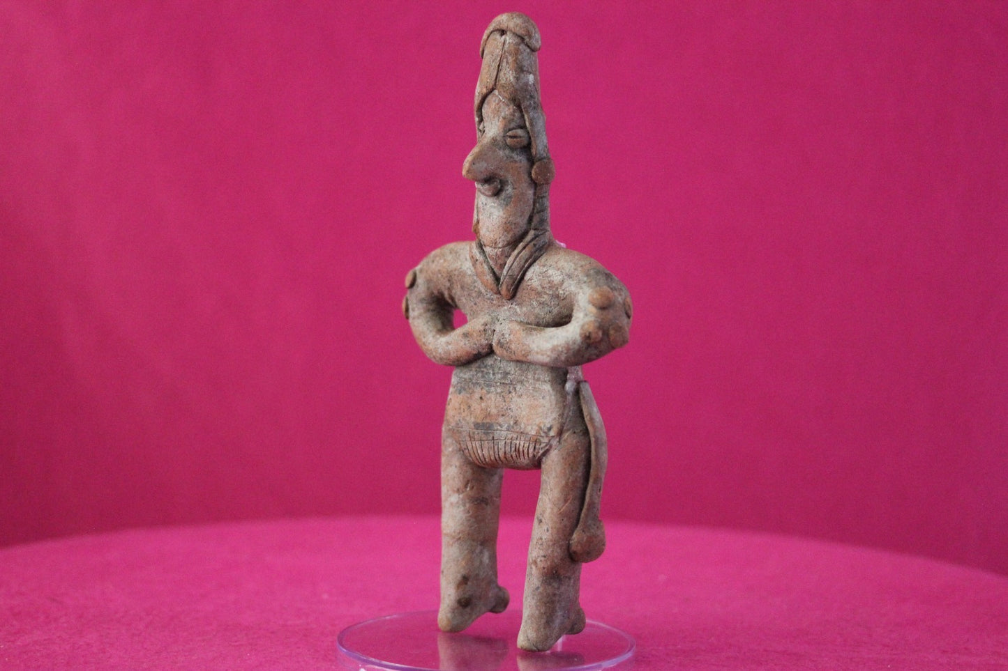 Pre Columbian Authentic Artifact Female Shaman Tomb Figure Colima Mexico COA 199