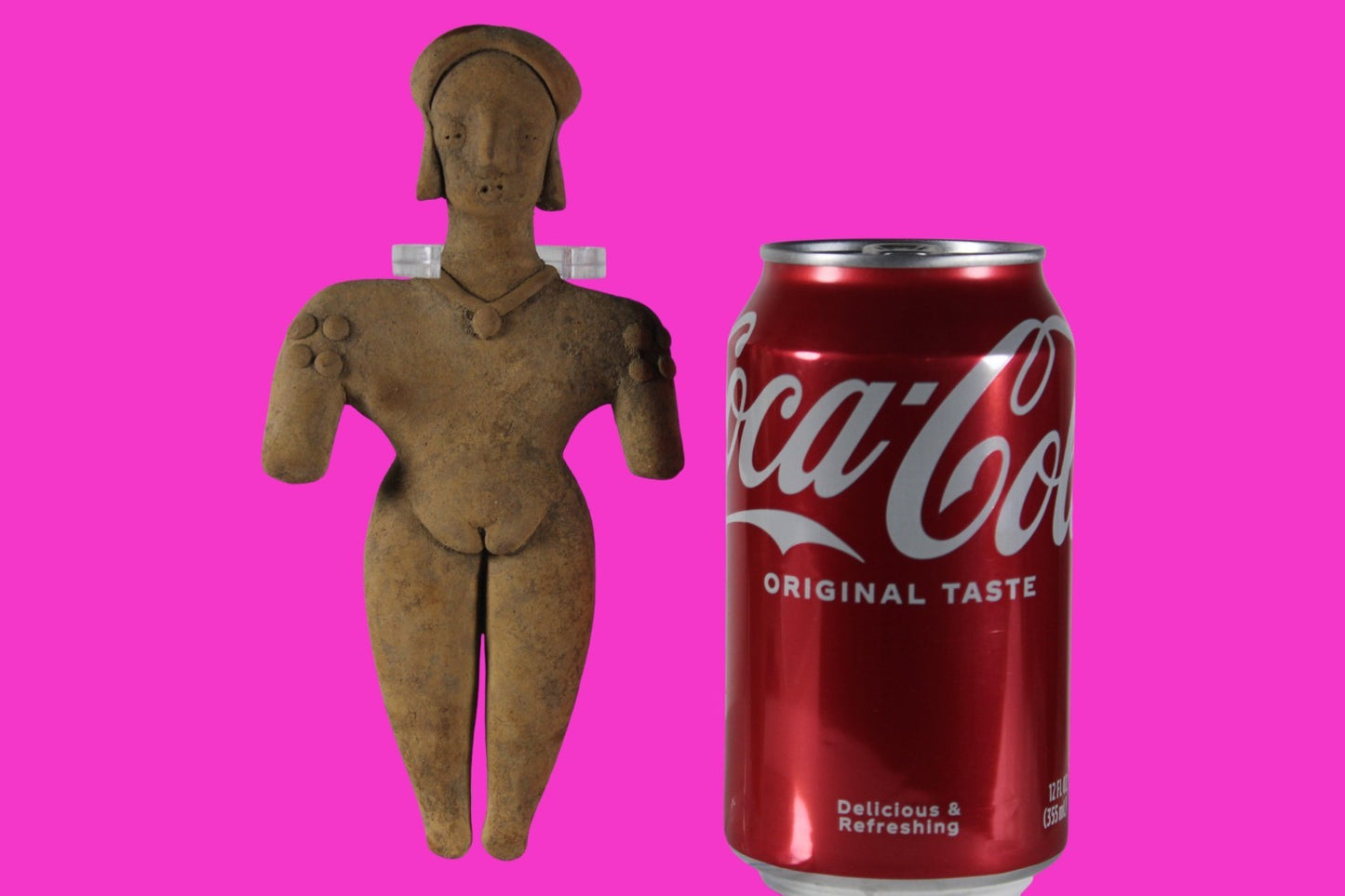 Pre Columbian Artifact 6 Inch Tall Shaft Tomb Figure Colima Mexico 100BC COA 281