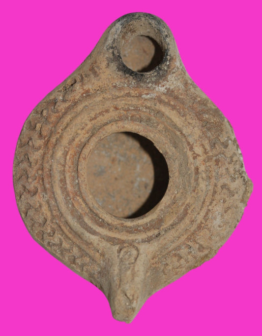 Jesus Christ Homeland Oil Lamp Authentic Holy Land Artifact 100-400 AD COA J111