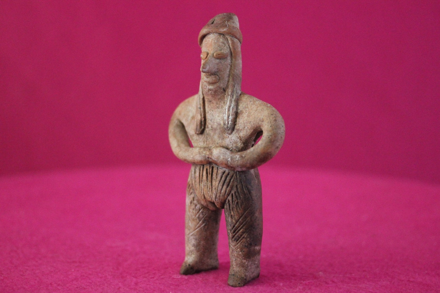 Pre Columbian Artifact Authentic Pretty Lady Tomb Figure Colima Mexico COA 197