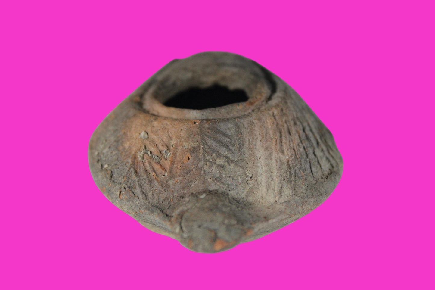 Ancient Holy Land Oil Lamp Artifact Jesus Christ Home Israel 300-600 AD COA 91