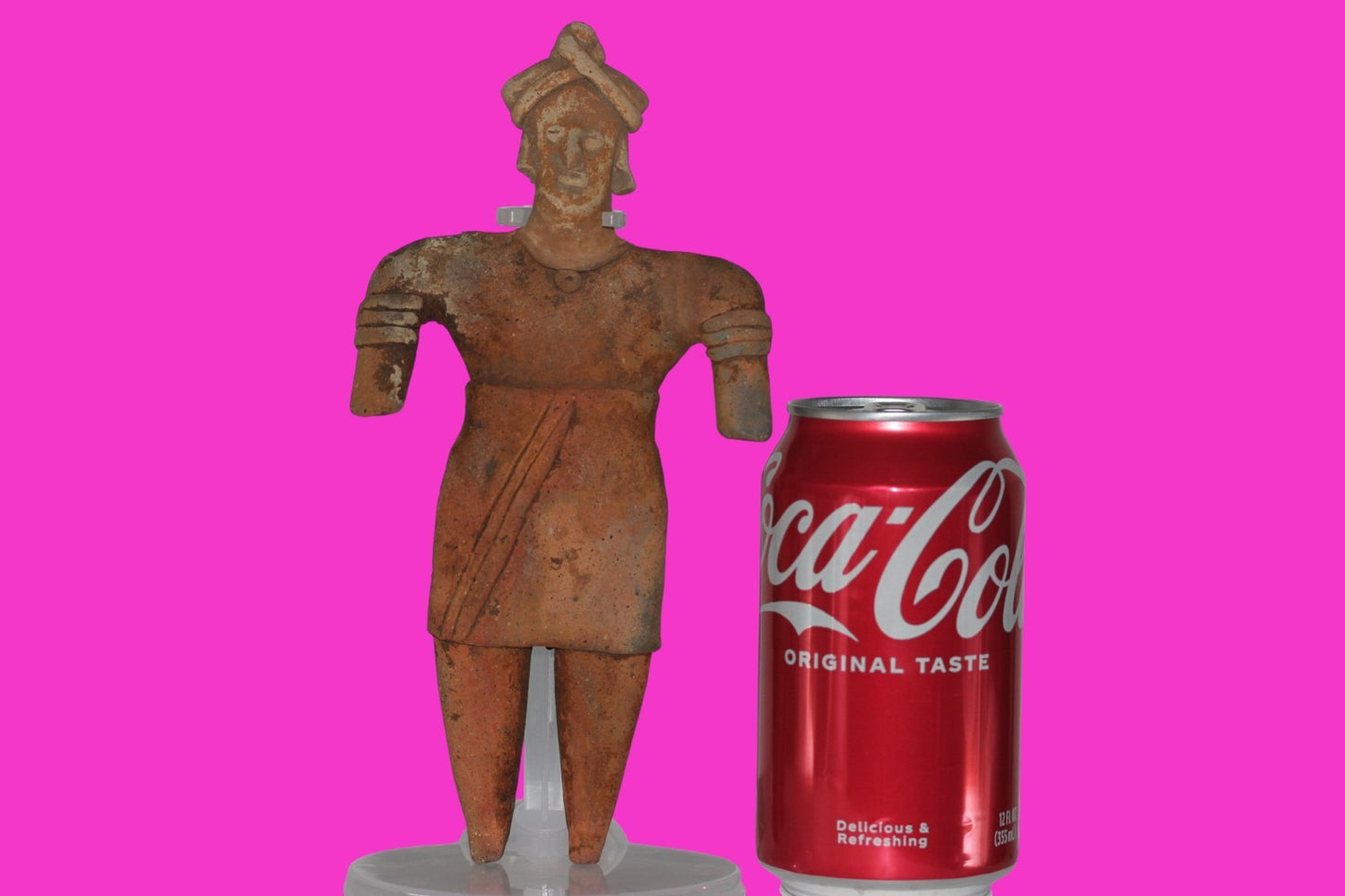 Pre Columbian Artifact 8 inch Female Tomb Figure Colima Mexico 100 BC COA 258