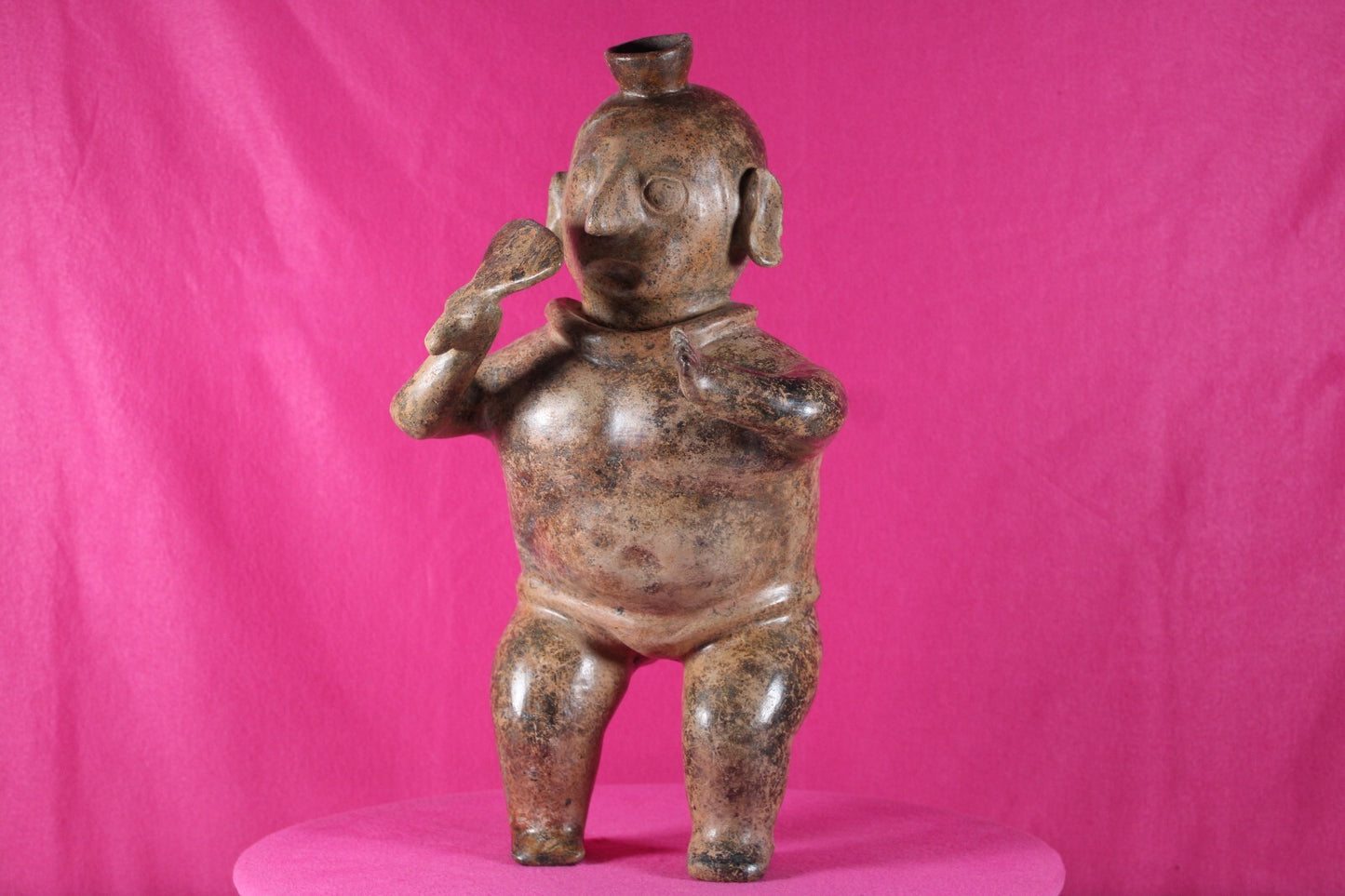 Ex Museum President Authentic Pre Columbian Artifact Giant Colima Dancer COA T06