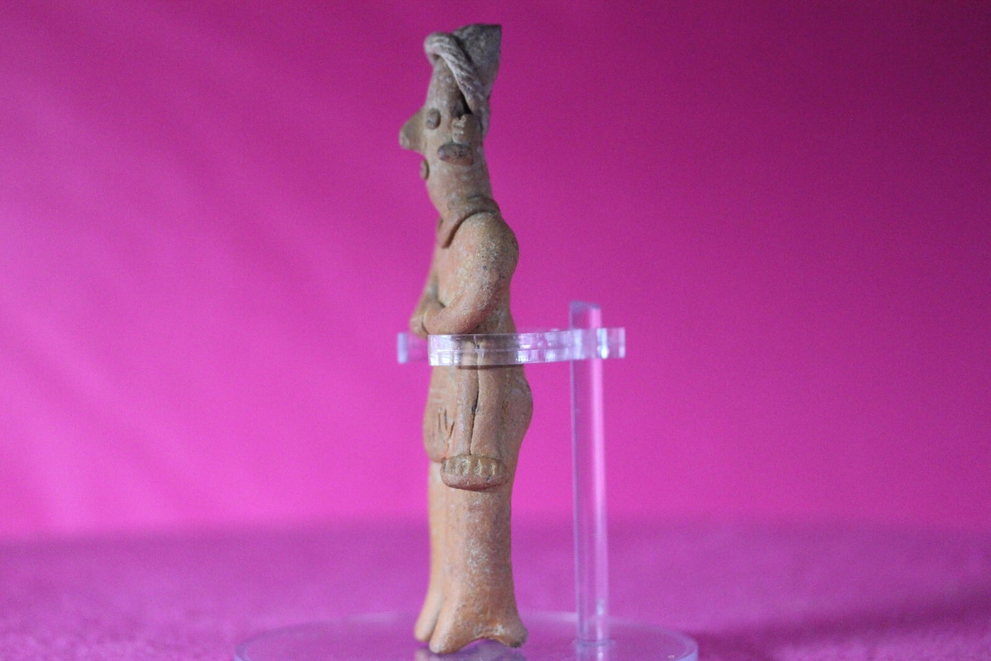 Authentic Pre Columbian Artifact Tomb Figure Colima Mexico 100 BC-250 AD COA 132