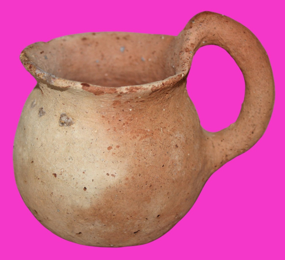 Ancient Holy Land Artifact Time Of Abraham Cup Jesus Christ Home 2000 BC COA 25