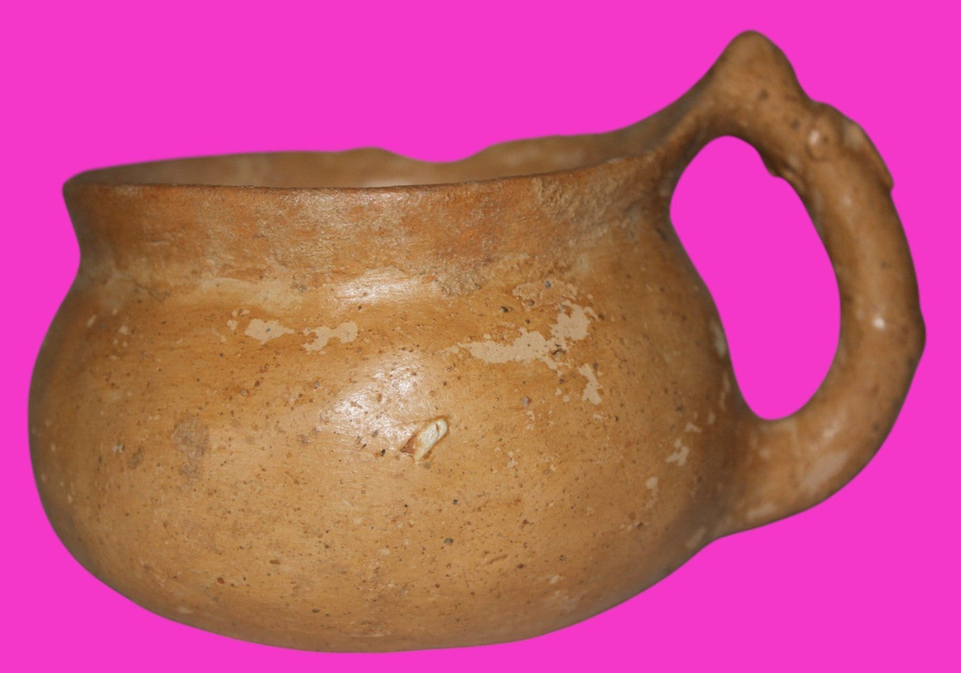 Holy Land Authentic Artifact 4000 Year Old Cup Time of Abraham 2000 BC COA J117