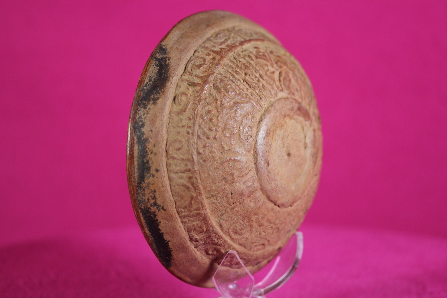 Authentic Pre Columbian Artifact Mayan Molded Bowl Yucatan 250-900 AD COA J98