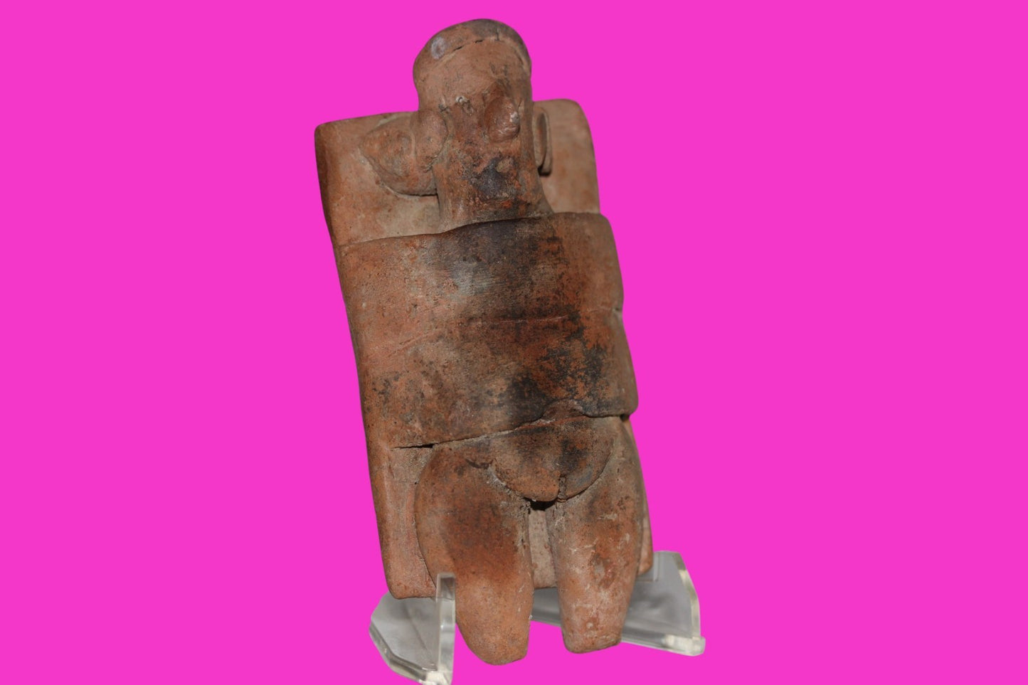 Pre Columbian Artifact Authentic Tomb Burial Figure Colima Mexico 100 BC COA 229