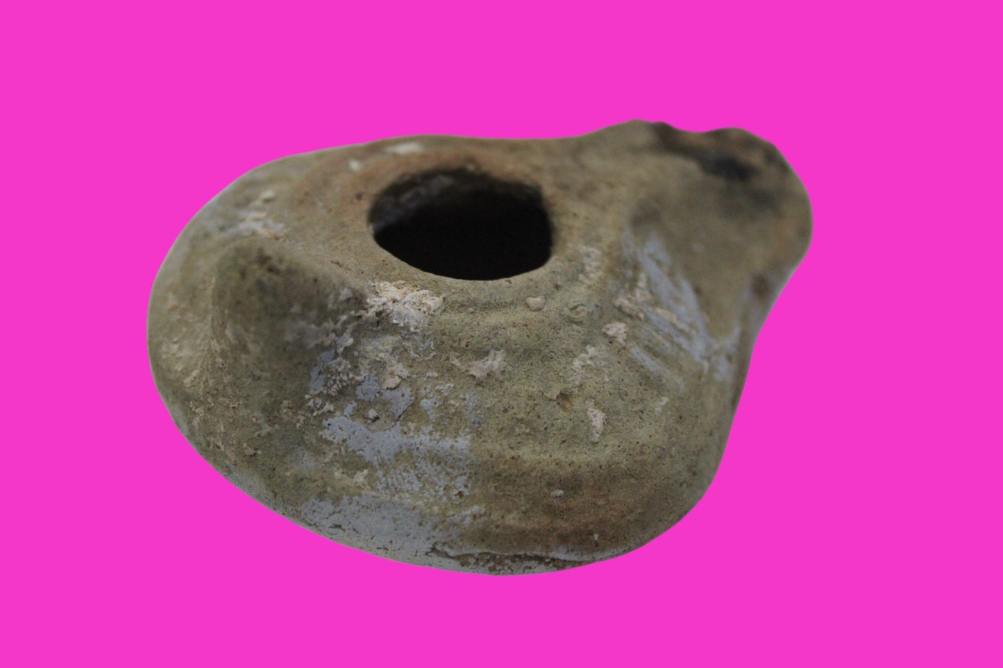 Ancient Holy Land Oil Lamp Artifact From Jesus Christ Home Land 100-500AD COA 67