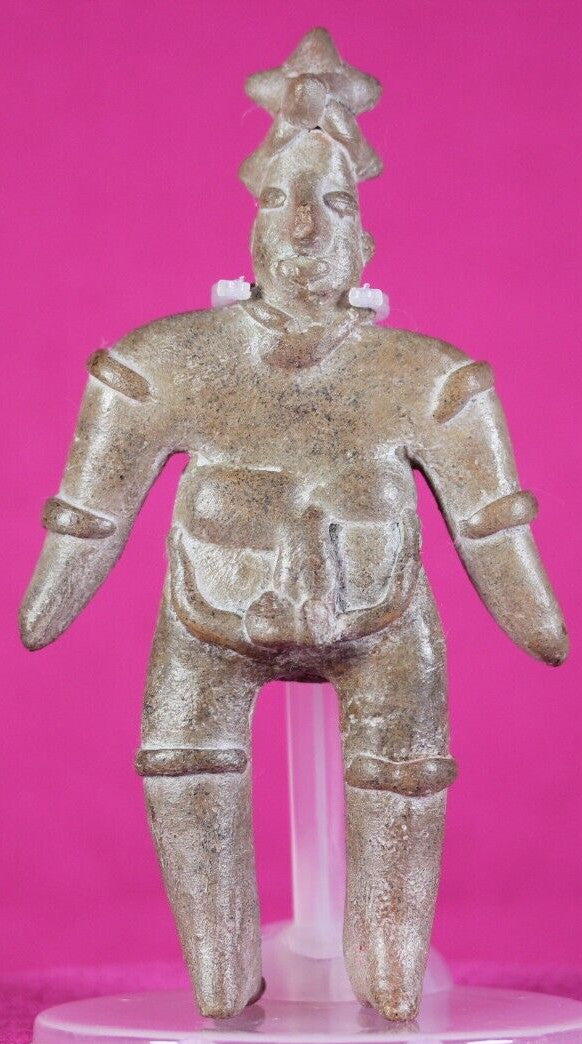 Pre Columbian Artifact Colima Figure Mexico 300BC-300AD Certified COA J23