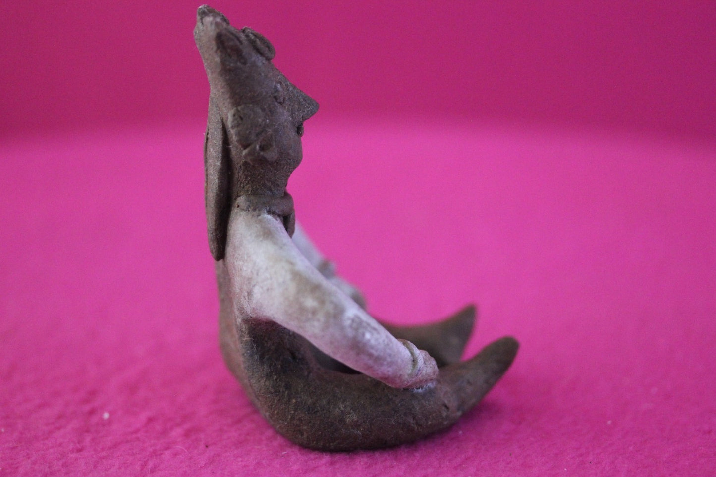 Pre Columbian Artifact Authentic Seated Shaman Tomb Figure Colima Mexico COA 194