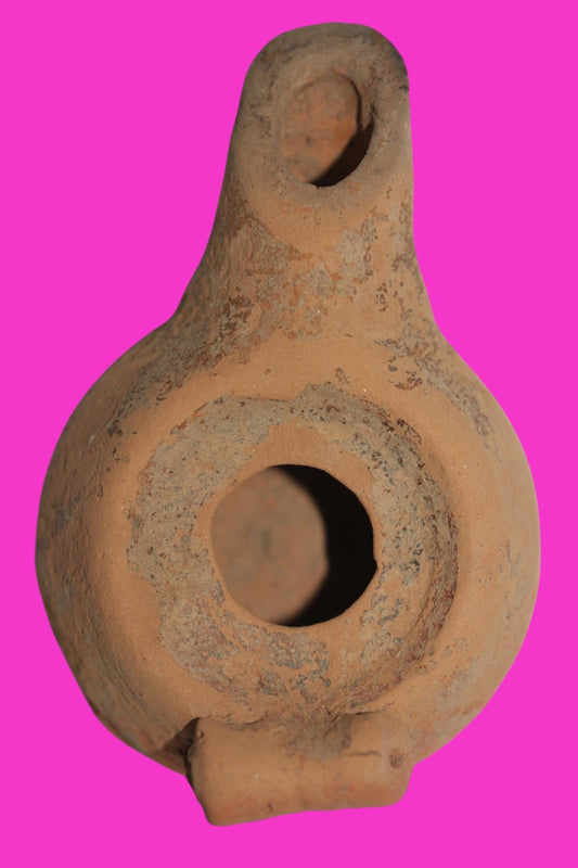 Jesus Christ Homeland Oil Lamp Authentic Holy Land Artifact 100-400 AD COA J105