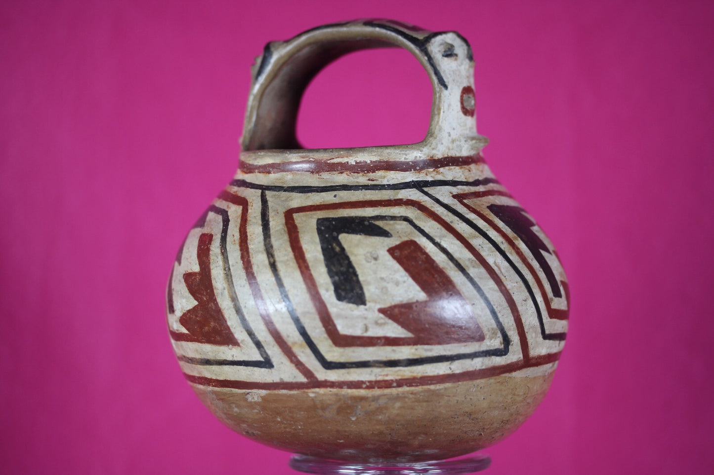 Rare Ex Sotheby's Authentic Pre Columbian Artifact Casas Grandes Bowl COA T116