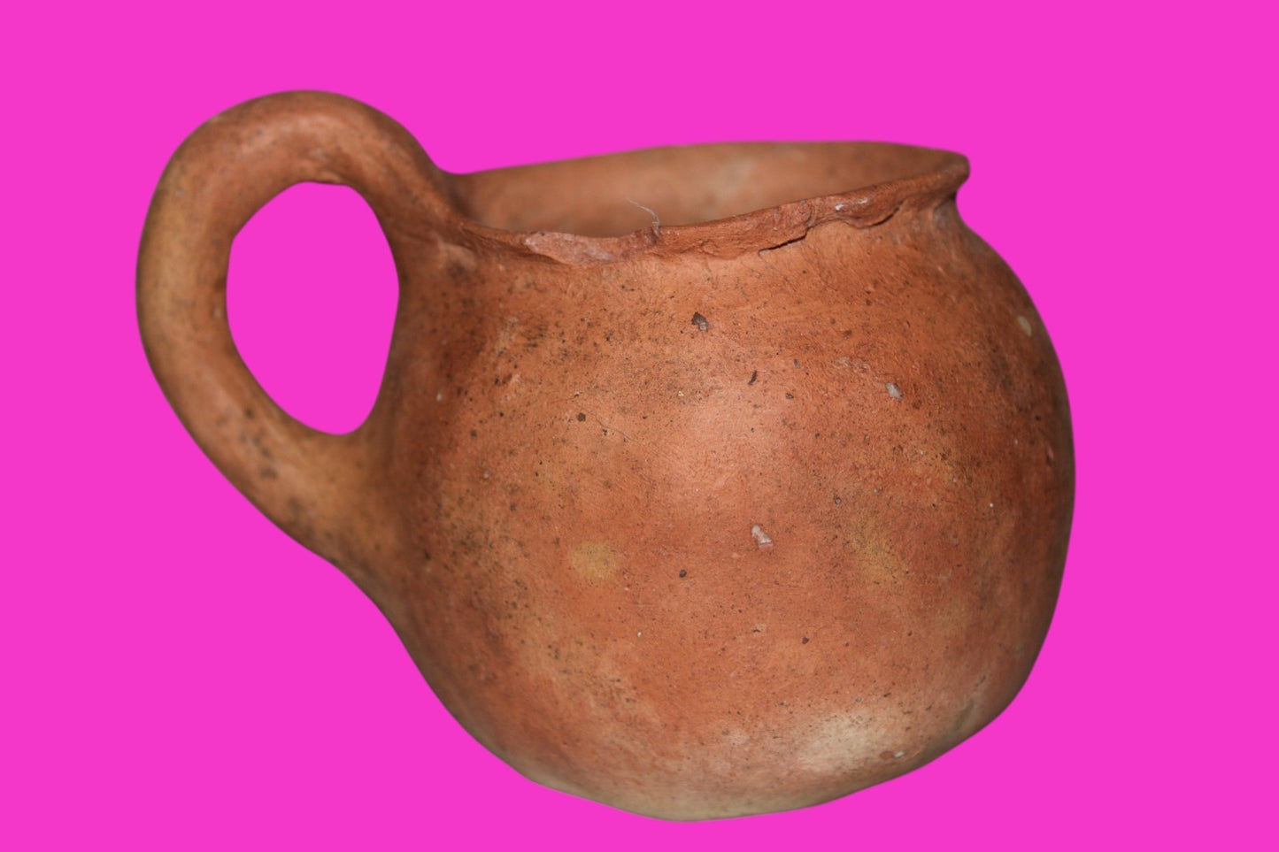 Holy Land Artifact Authentic 4000 Year Old Cup Time of Abraham 2000 BC COA J120