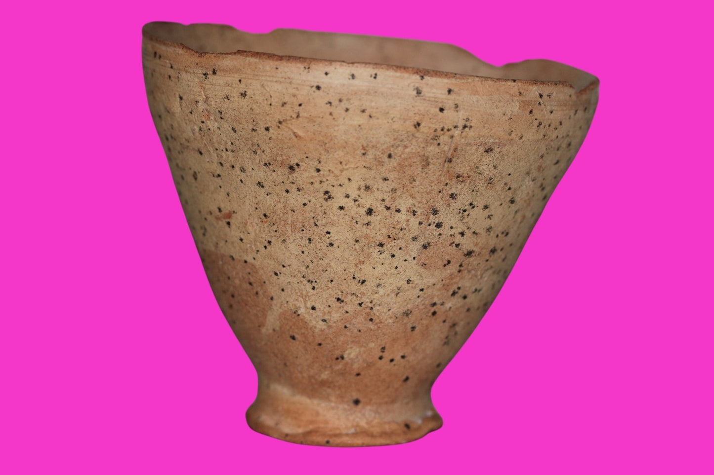 Holy Land Artifact Authentic 4000 Year Old Cup Time of Abraham 2000 BC COA J143