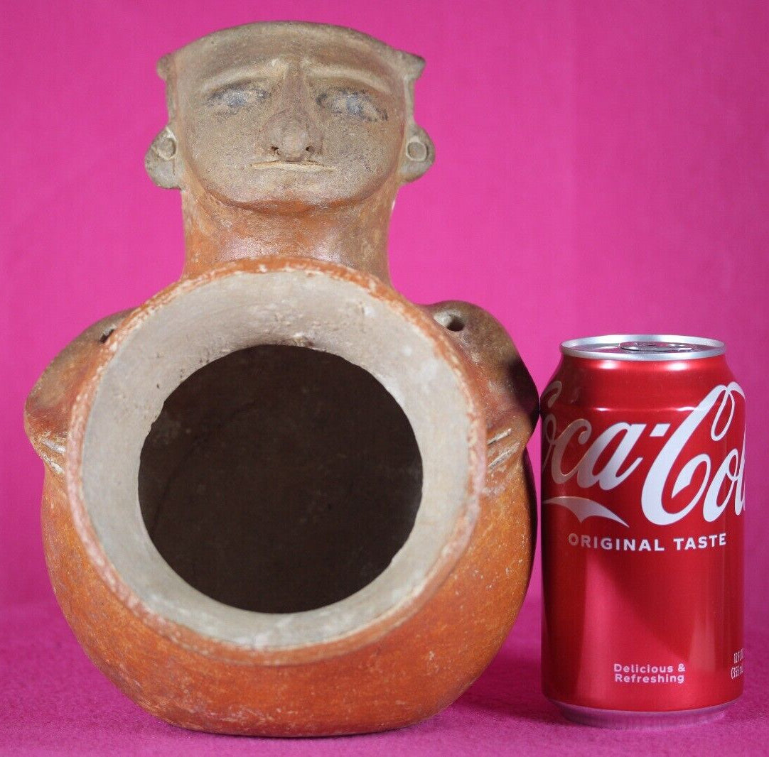 Rare Mayan Belly Bowl Authentic Pre Columbian Artifact Arte Primitivo COA T115