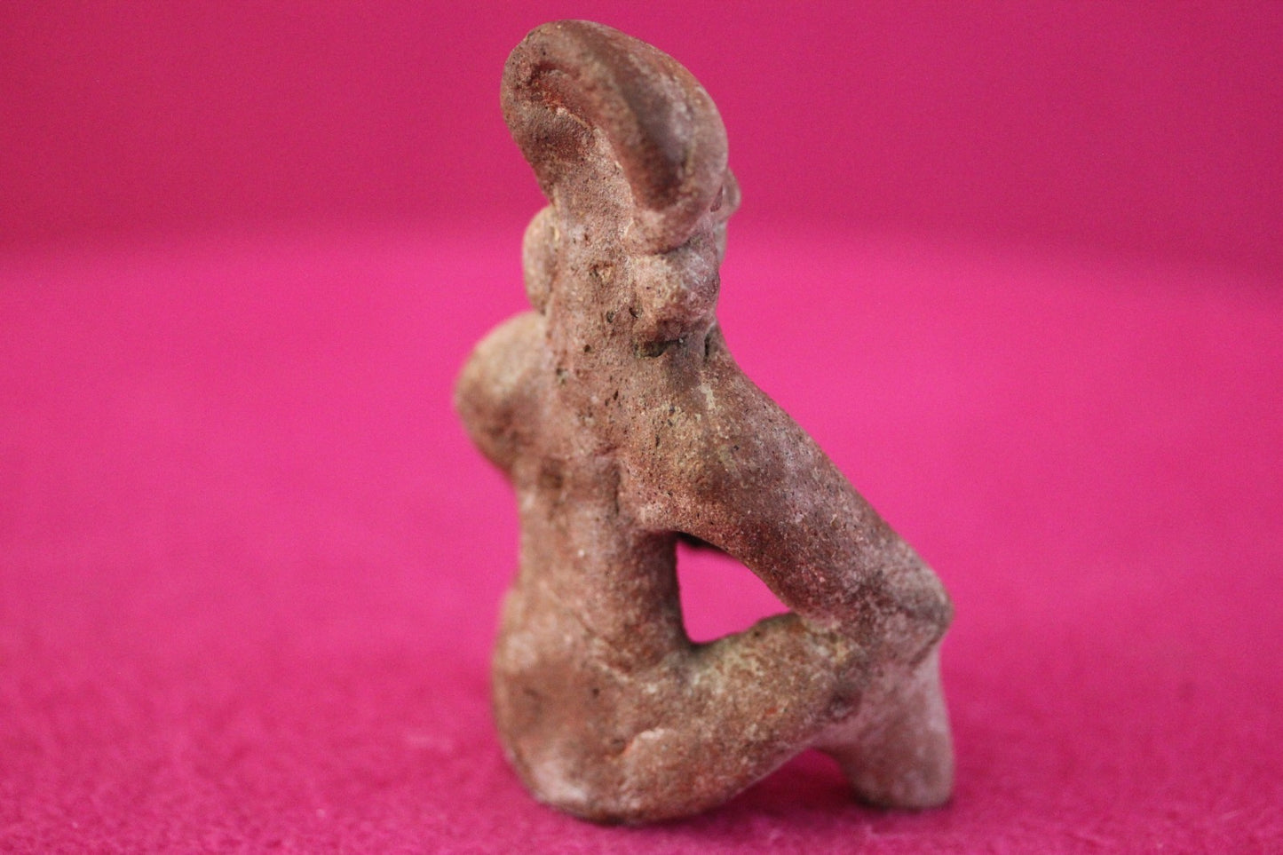 Pre Columbian Authentic Artifact Rare Skirted Tomb Figure Colima Mexico COA 185