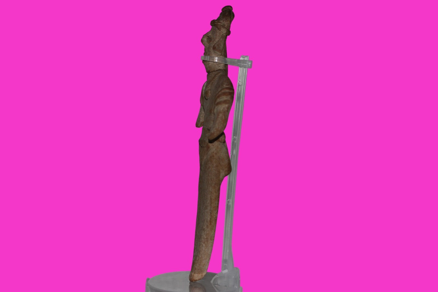 Pre Columbian Artifact Big 8 Inch Shaft Tomb Figure Colima Mexico 100 BC COA 243