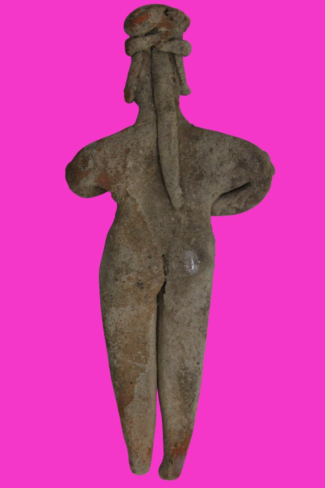 Pre Columbian Artifact 6 Inch Tall Shaft Tomb Figure Colima Mexico 100BC COA 285