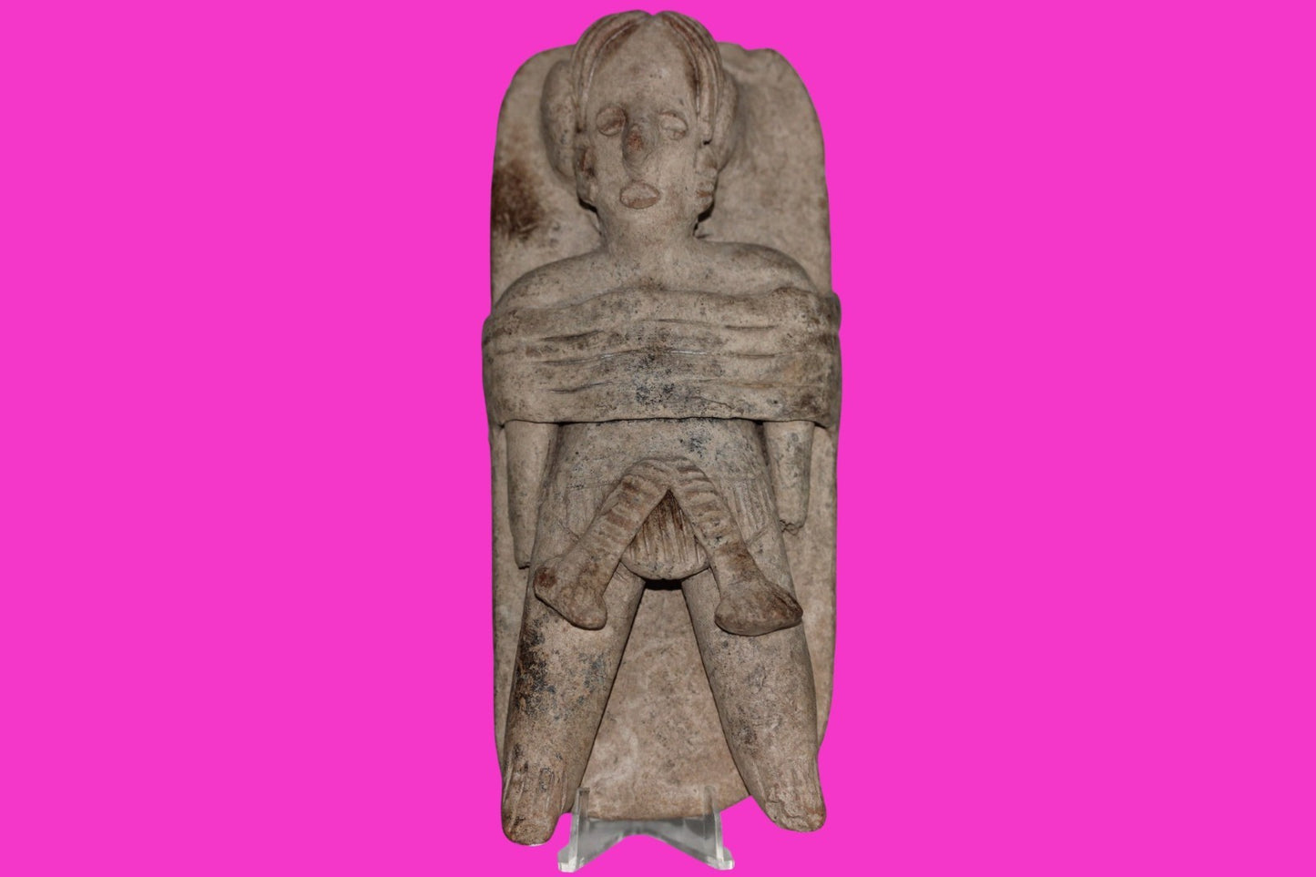 Pre Columbian Artifact Authentic Tomb Burial Figure Colima Mexico 100 BC COA 230