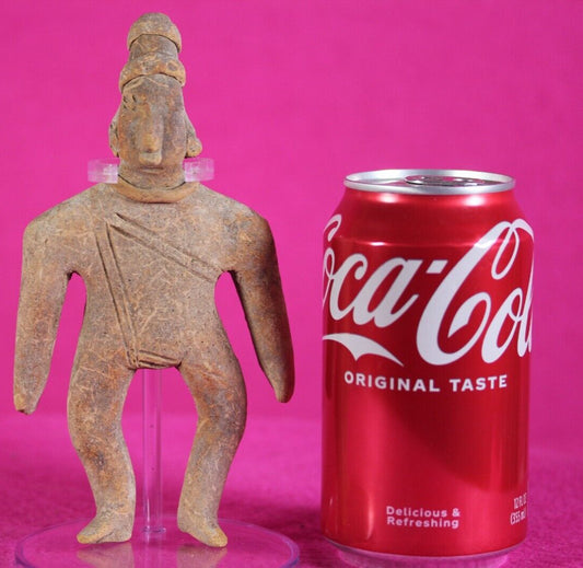 Authentic Pre Columbian Artifact Tomb Figure Colima Ex Arte Primitivo COA T76
