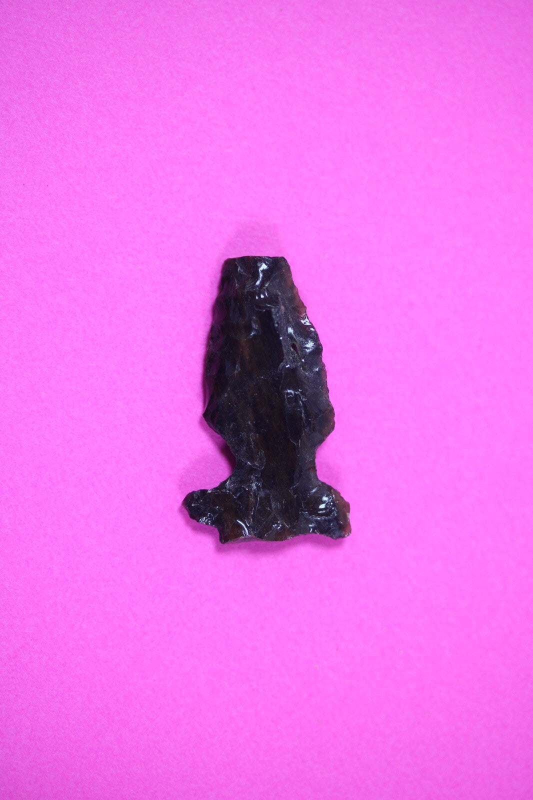 Pre Columbian Artifact Authentic Aztec Arrowhead Battle of Mexico City COA 77