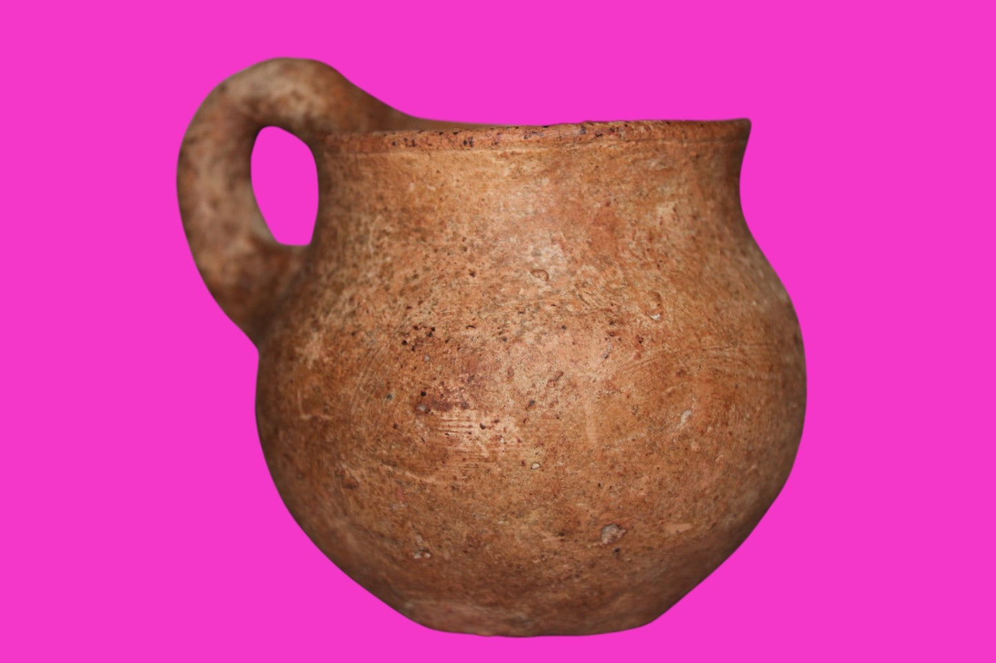 Holy Land Artifact Authentic 4000 Year Old Cup Time of Abraham 2000 BC COA J119