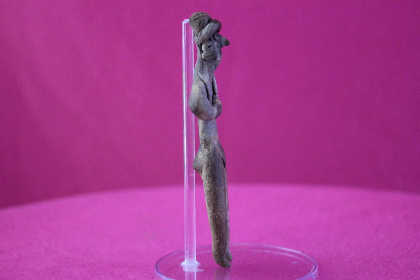 Pre Columbian Artifact Authentic Pretty Lady Tomb Figure Colima Mexico COA 204