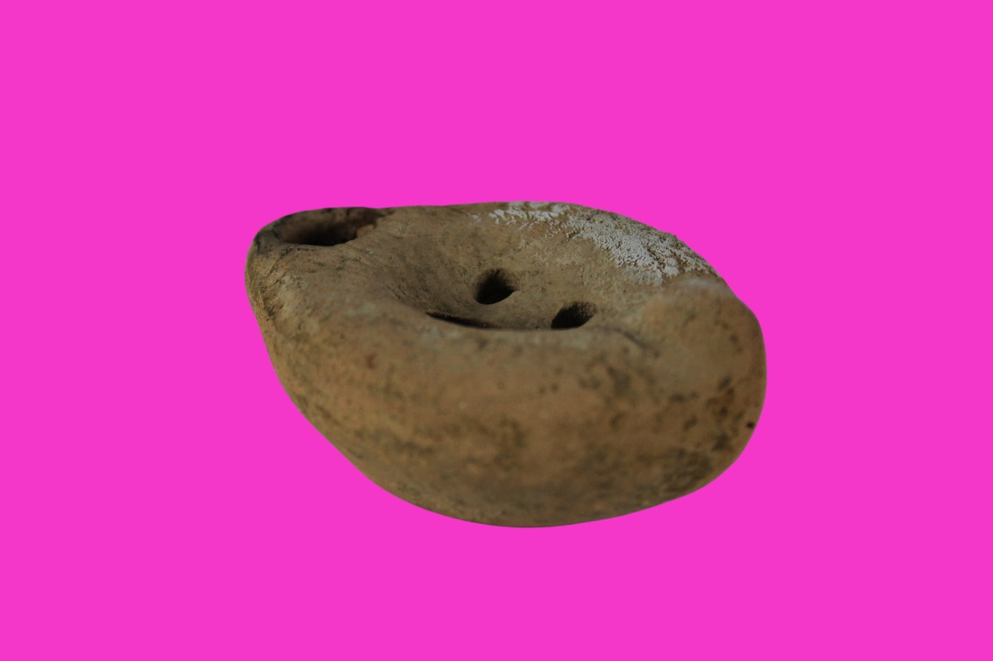 Ancient Holy Land Oil Lamp Artifact Jesus Christ Homeland 100BC-200AD COA 44